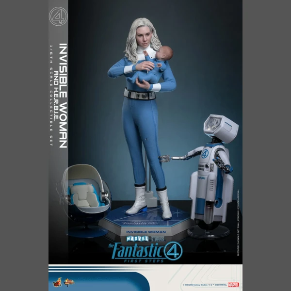 Hot Toys The Fantastic Four: First Steps - Invisible Woman & HERBIE (Deluxe)