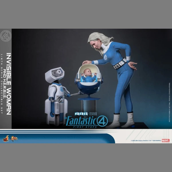 Hot Toys The Fantastic Four: First Steps - Invisible Woman & HERBIE (Deluxe)