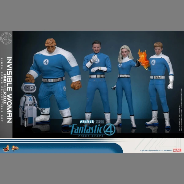 Hot Toys The Fantastic Four: First Steps - Invisible Woman & HERBIE (Deluxe)