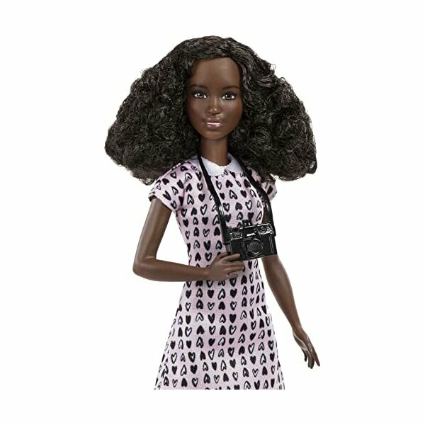 Barbie Photographer Petite Fashion Doll with Brunette Hair,