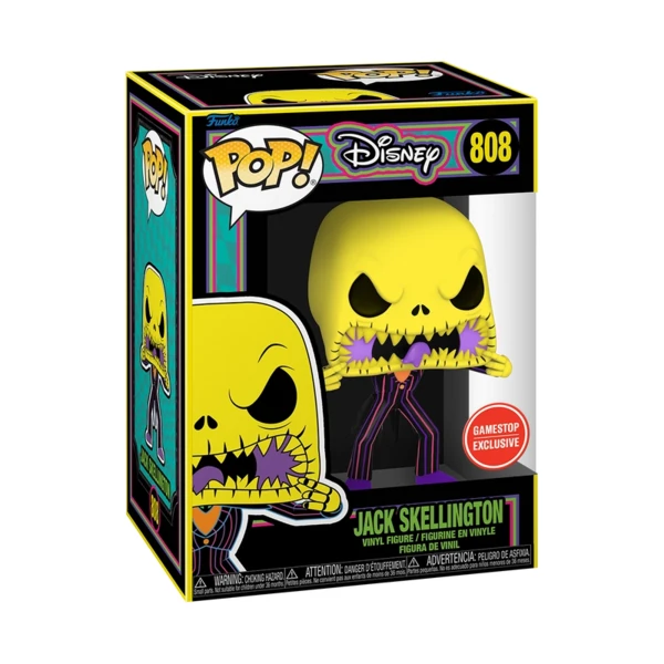 Funko Pop! Jack Skellington (Scary Face) (Black Light), The Nightmare Before Christmas