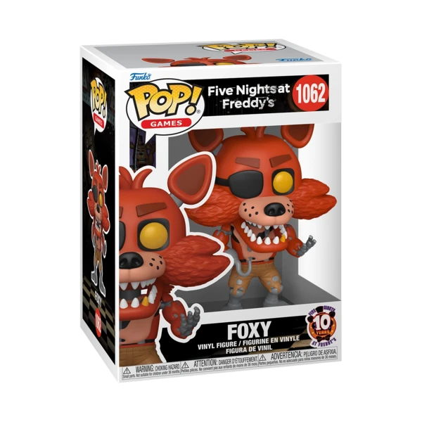 Funko Pop! Foxy,  Five Nights At Freddy's (10Th Anniversary)