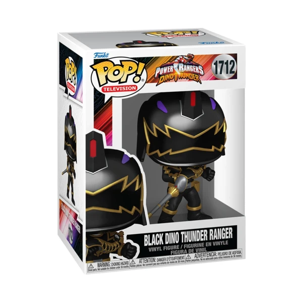 Funko Pop! Black Dino Thunder Ranger, Power Rangers
