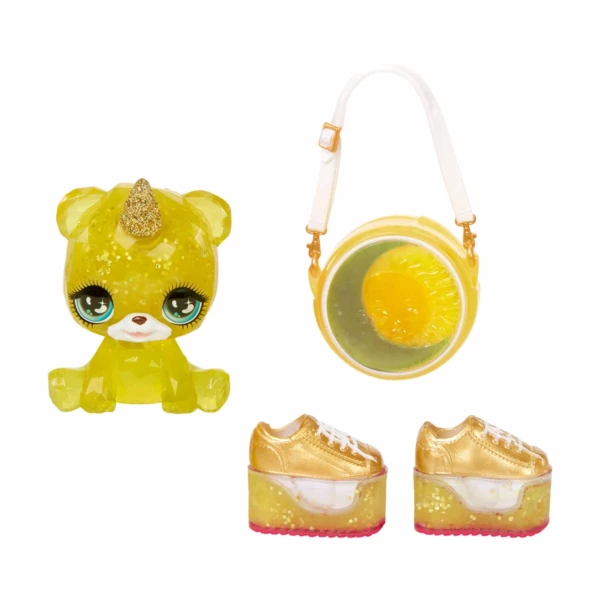 Rainbow High Sunny (Yellow) with Slime Kit & Pet, Sparkle Slime