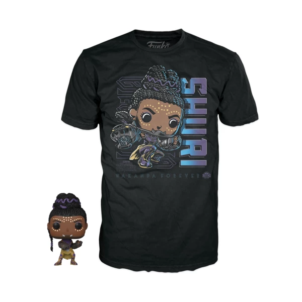 Funko Pop! Shuri with T-Shirt (Glow In The Dark), Black Panther