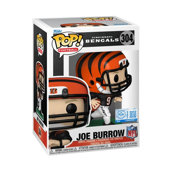 Funko Pop! Joe Burrow (Black Jersey), NFL: Bengals