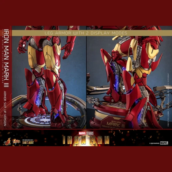 Hot Toys Iron Man - Mk3 Armor (Suit Up Version Diecast)