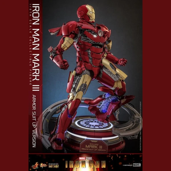 Hot Toys Iron Man - Mk3 Armor (Suit Up Version Diecast)
