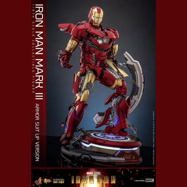 Hot Toys Iron Man - Mk3 Armor (Suit Up Version Diecast)