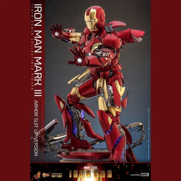 Hot Toys Iron Man - Mk3 Armor (Suit Up Version Diecast)