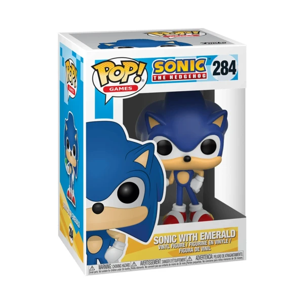 Funko Pop! Sonic with Emerald, Sonic The Hedgehog