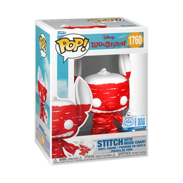 Funko Pop! Stitch with Mood Chart (Deco), Lilo And Stitch