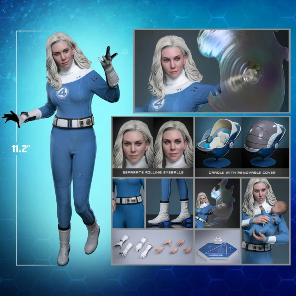 Hot Toys The Fantastic Four: First Steps - Invisible Woman (Deluxe)