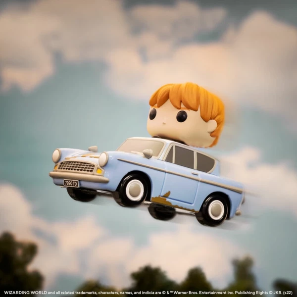 Funko Pop! RIDE Ron Weasley In Flying Car, Harry Potter