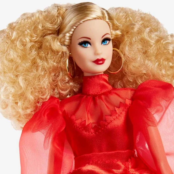 75th Anniversary Barbie in Red Gown, Anniversary Dolls
