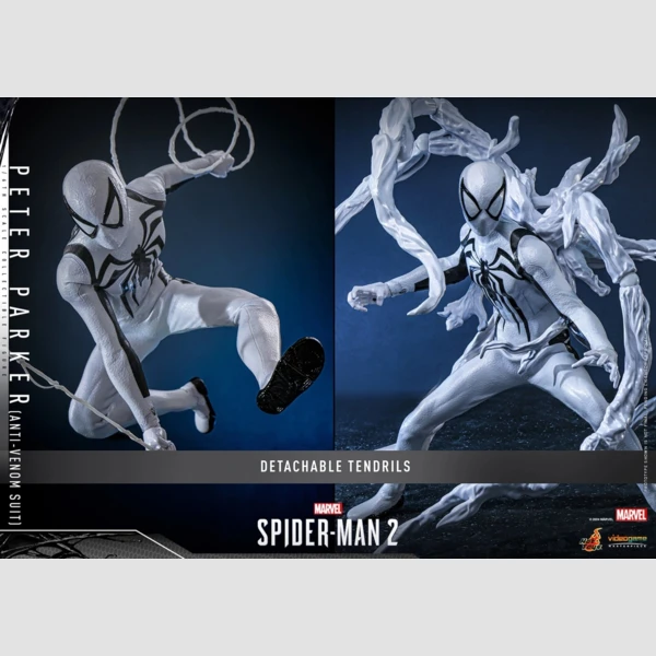 Hot Toys SpiderMan 2 - Peter Parker (Anti-Venom Suit) (Deluxe), Marvel's Spider-Man 2