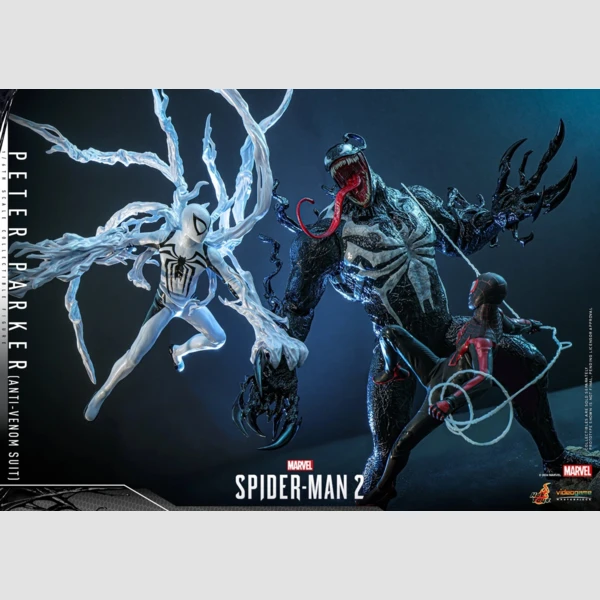 Hot Toys SpiderMan 2 - Peter Parker (Anti-Venom Suit) (Deluxe), Marvel's Spider-Man 2