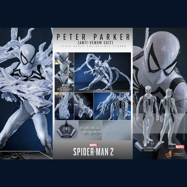 Hot Toys SpiderMan 2 - Peter Parker (Anti-Venom Suit) (Deluxe), Marvel's Spider-Man 2