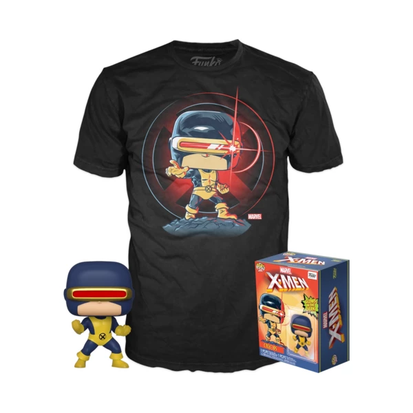 Funko Pop! Cyclops with T-Shirt (Glow In The Dark), Marvel 80th X-Men