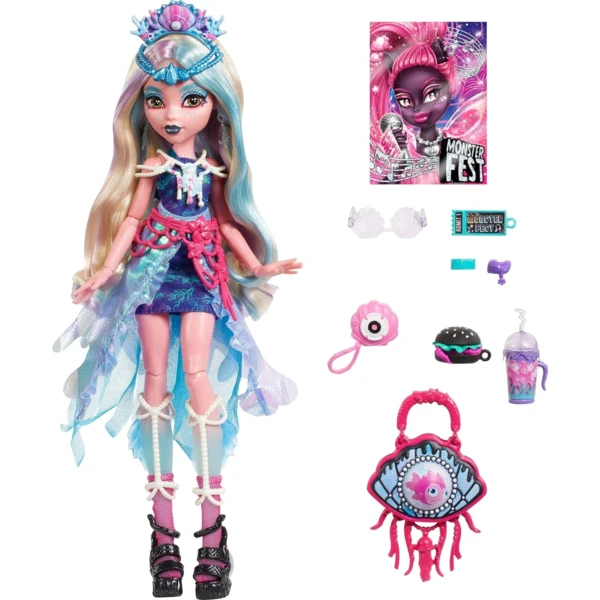 Monster High Lagoona Blue with Festival Themed Accessories, Monster Fest