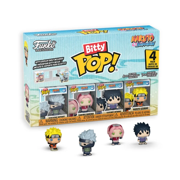 Funko Pop! Naruto 4-Pack, Bitty Pop!