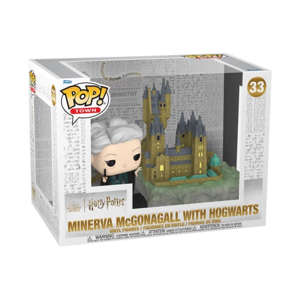 Funko Pop! TOWN Minerva Mcgonagall With Hogwarts, Harry Potter