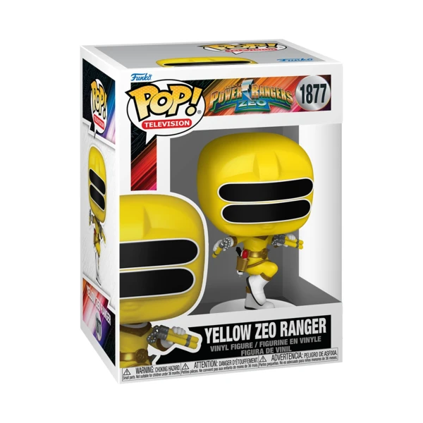 Funko Pop! Yellow Zeo Ranger, Movies & TV