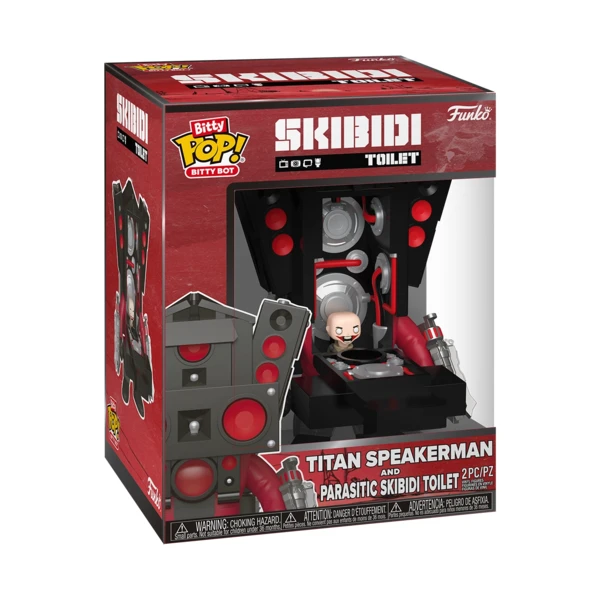Funko Pop! Bitty Bot Titan Speakerman and Parasitic Skibidi Toilet, Movies & TV