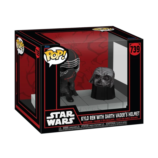 Funko Pop! DELUXE Kylo Ren With Darth Vader's Helmet, Star Wars: Dark Side