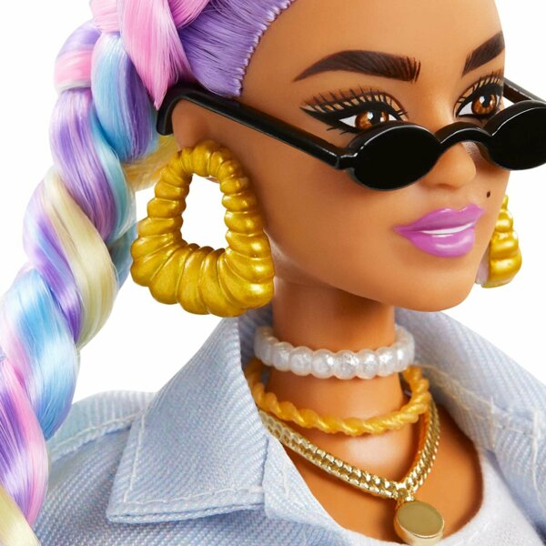 Barbie Extra Doll #5 with Rainbow Braids