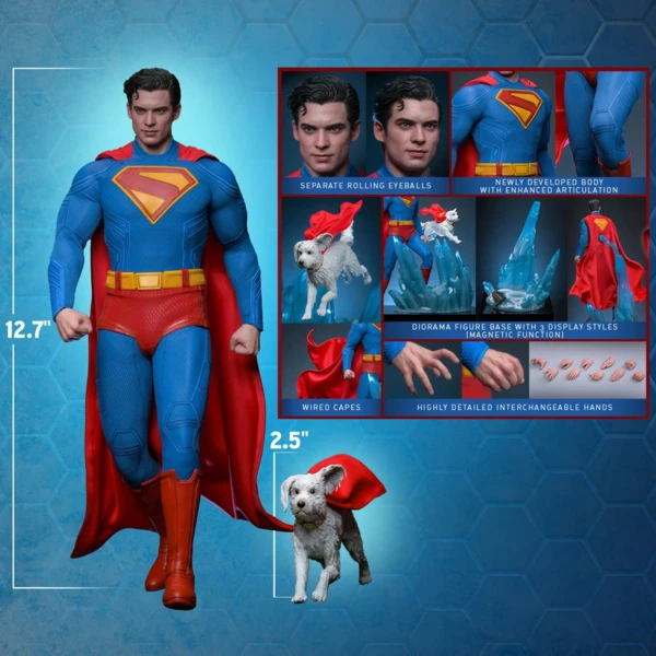 Hot Toys Superman & Krypto (Deluxe), Superman (2025)