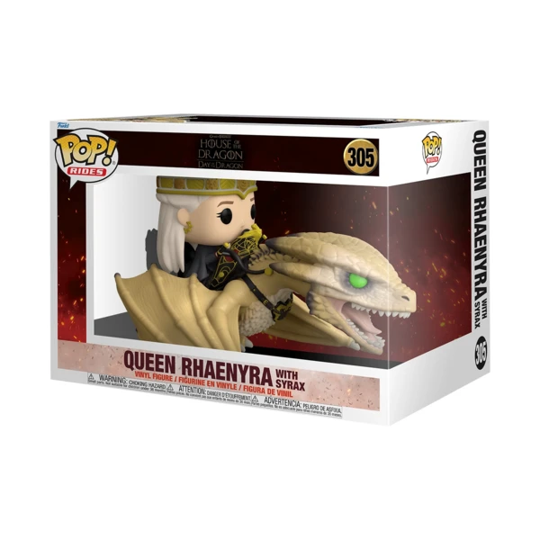 Funko Pop! RIDE Queen Rhaenyra With Syrax, House Of The Dragon: Day Of The Dragon