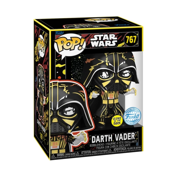 Funko Pop! Darth Vader (Glow) (Retro), Star Wars