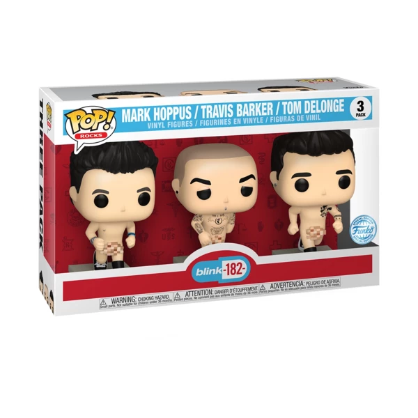 Funko Pop! 3-PACK Blink-182, What's My Age Again
