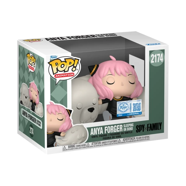 Funko Pop! Anya Forger Sleeping on Bond, Anime & Manga