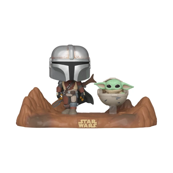Funko Pop! MOMENT The Mandalorian With The Child, Star Wars: The Mandalorian