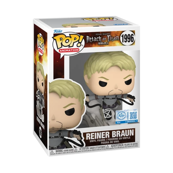 Funko Pop! Reiner Braun, Attack On Titan