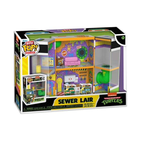 Funko Pop! Bitty Box Sewer Lair, Teenage Mutant Ninja Turtles