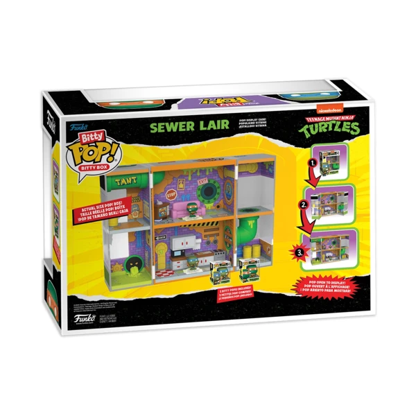 Funko Pop! Bitty Box Sewer Lair, Teenage Mutant Ninja Turtles
