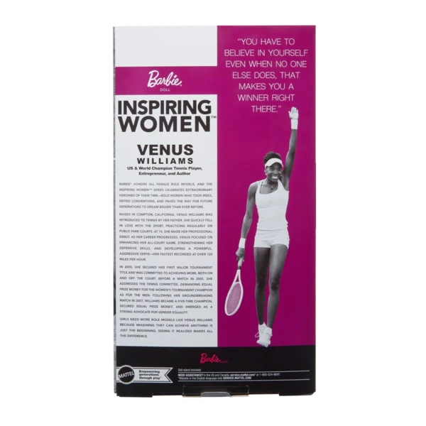 Barbie Venus Williams, Inspiring Women