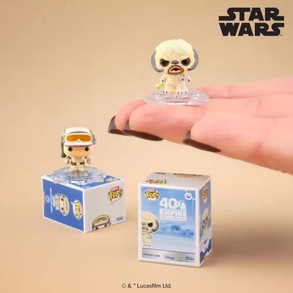 Funko Pop! Luke Skywalker & Wampa 2-Pack, Movies & TV