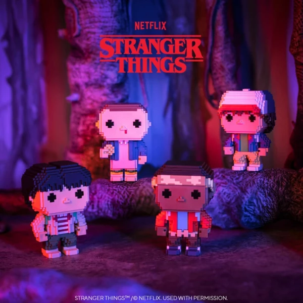 Funko Pop! 4-PACK Eleven With Eggos, Mike, Dustin And Lucas (8 Bit), Stranger Things