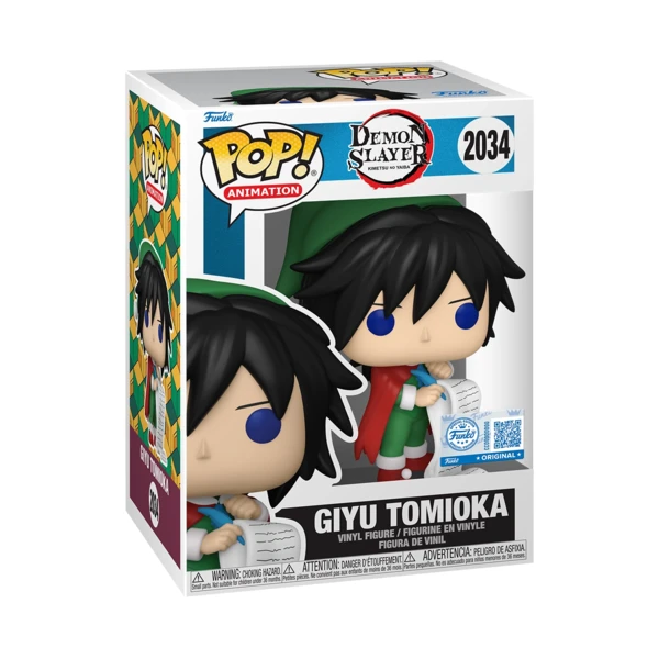 Funko Pop! Giyu Tomioka (Holiday), Demon Slayer