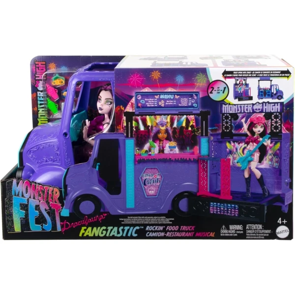 Monster High Draculaura and Fangtastic Food Truck, Monster Fest
