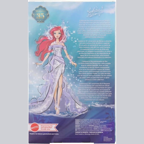 Ariel "The Little Mermaid", Inspired by Disney Movie 35th, Disney Collector