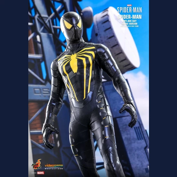 Hot Toys Spider-Man (Anti-Ock Suit) (Deluxe Version), Marvel's Spider-Man