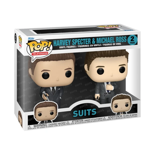 Funko Pop! 2-PACK Harvey Specter And Michael Ross, Suits