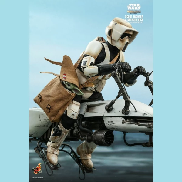 Hot Toys Scout Trooper and Speeder Bike, Star Wars: The Mandalorian