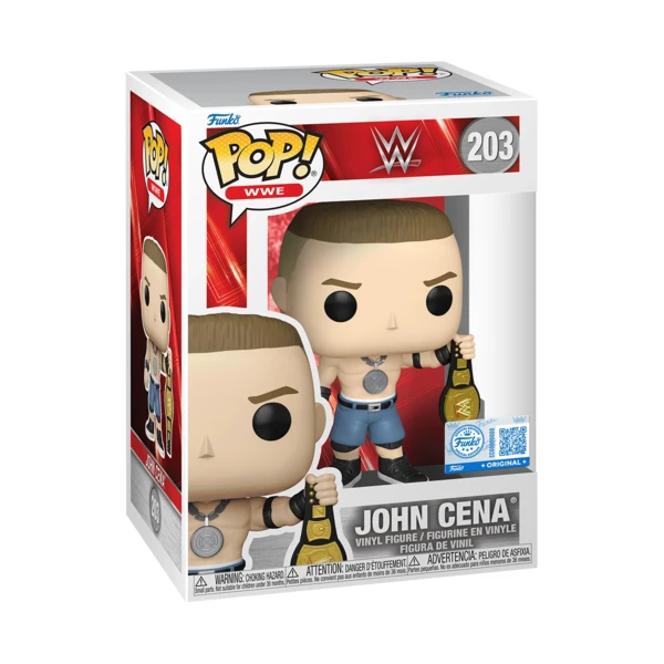 Funko Pop! John Cena with Spinner Championship Belt, WWE