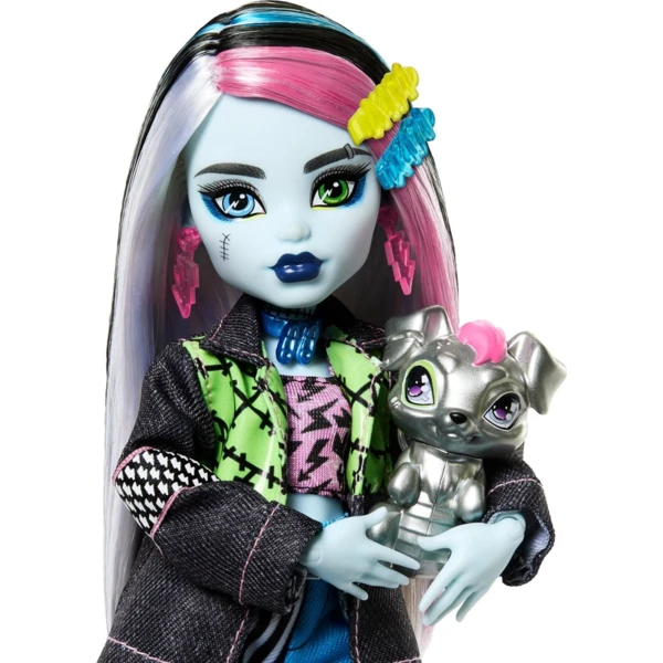Monster High Frankie Stein with pet Watzie, Students